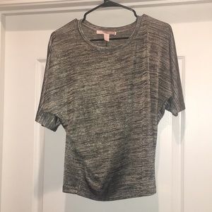 Cute shimmery gray top